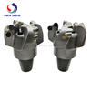 PDC four-wing spiral arc angle coreless drill bit