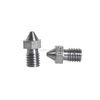 Tungsten Carbide 3D Printer Nozzle 0.2 ,0.3,0.4mm Alloy 90.5hra Carbide Threaded Nozzle