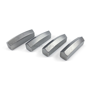 Tungsten Carbide Cutting Brazed Tips Wear Resistance Tungsten Cemented Carbide Chisel Tips 