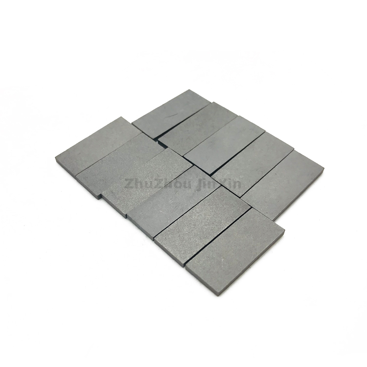 Non-magnetic tungsten carbide plate