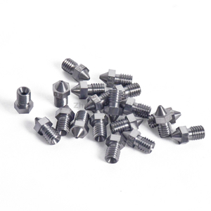 Cemented Carbide Nozzle Low Price 3D Printer Nozzle Various Size Carbide Threaded Nozzle