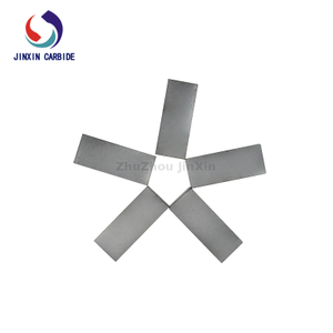 Cemented tungsten carbide brazed tips for adding wear resistance